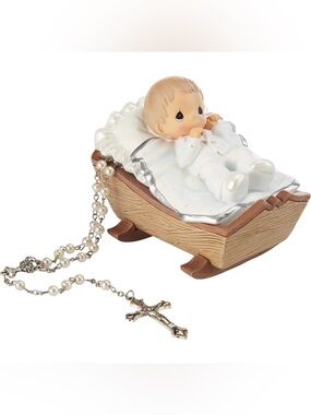 Cradled in His Love Boy Rosary Box with Rosary